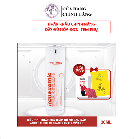 Siêu tinh chất xóa mờ thâm sạm námAngle's liquid tranexamic mela ampoule 30ml