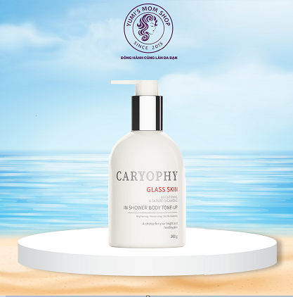 Kem dưỡng trắng da Body Caryophy Glass Skin 300g