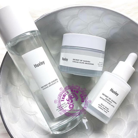 Bộ dưỡng da cao cấp Huxley Routine – Brightening Trio