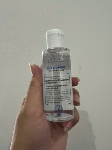 date 3.2025 Nước tẩy trang giúp làm sạch da mặt SVR PHYSIOPURE Eau Micellaire 75ml