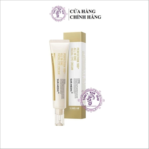 Kem trị thâm mắt, xoá mờ nếp nhăn Sur.Medic+ Perfection 100tm All In One Facial Eye Cream 35ml