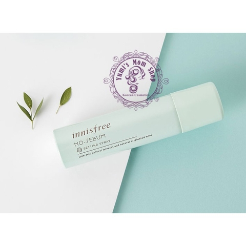 Xịt khoáng kiềm dáu cố định lớp make up  No sebum setting spray 50ml