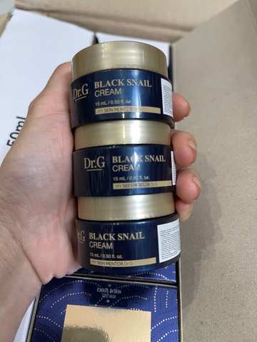 Kem Dưỡng Da Săn Chắc Ngừa Lão Hóa Chuyên Sâu Dr.G Black Snail Cream 50ml Chứa Tinh Chất Ốc Sên Đen Và Keo Ong