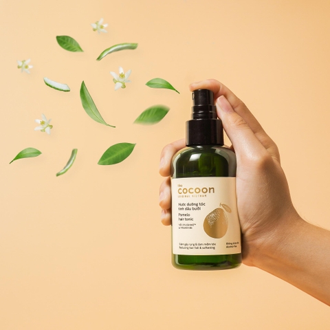 Nước Dưỡng Tóc Tinh Dầu Bưởi Giảm Gãy Rụng Và Làm Mềm Tóc Cocoon Pomelo Hair Tonic 140ml