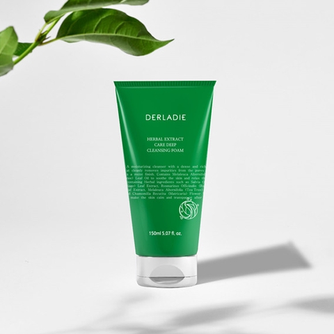 Sữa rữa mặt Derladie herbal extract care deep cleansing foam