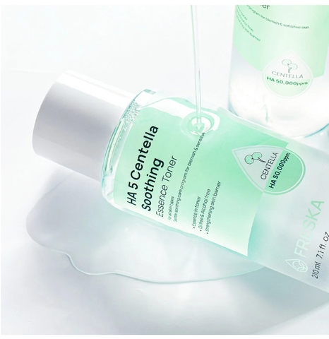 Nước hoa hồng Freska HA 5 Centella Soothing Essence Toner 210ml