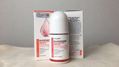 Lăn nách mờ thâm, dưỡng trắng da Angel Liquid Glutathione plus Niacinamide Fresh Deodorant 60ml