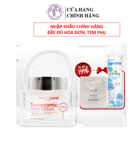 Kem Dưỡng Mờ Nám Chuyên Sâu Angel's Liquid Tranexamic Mela Cream 50ml