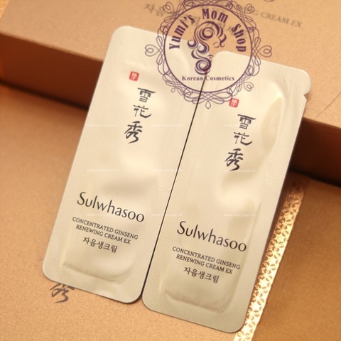 Mẫu thử Kem dưỡng Sulwhasoo Concentrated Ginseng Renewing Cream