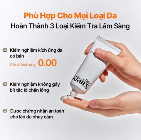 Dear Klairs Kem dưỡng Vitamin Toning Barrier Cream 60g