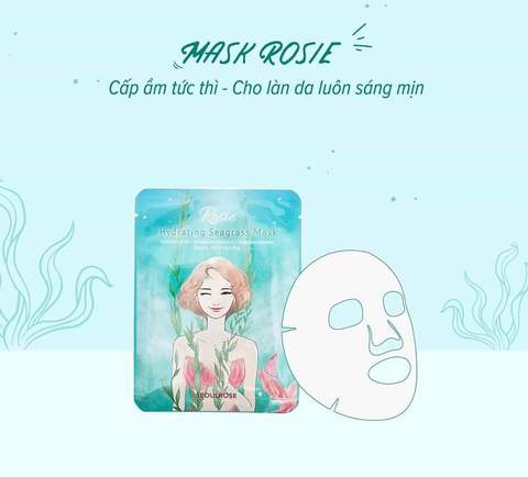 Mặt Nạ Cỏ Biển SeoulRose Rosa Hydrating Seagrass mask