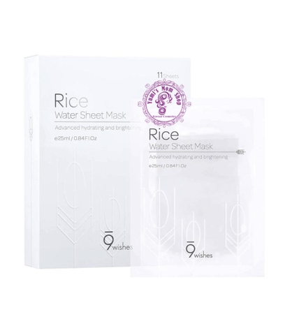 Mặt nạ 9 Wishes Rice Water Sheet Mask 25ml