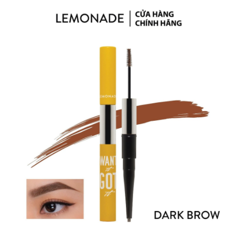 Chì kẻ mày 2 đầu Lemonade Want It Got It Dual Eyebrow 4g