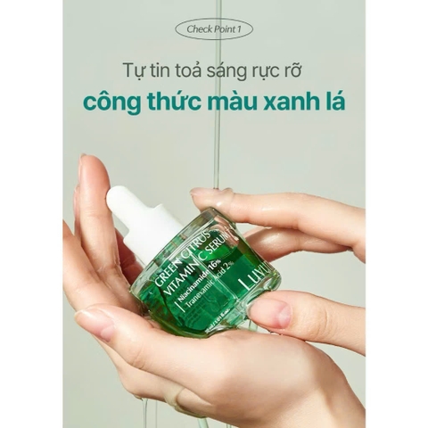 Tinh Chất Dưỡng Sáng Da 2% Tranexamic Acid+16% Niacinamide Luvum Green Citrus Vitamin C Serum 30ml