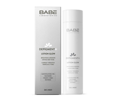 Lotion Dưỡng Sáng Và Làm Mờ Vết Thâm Nám BABÉ DEPIGMENT+ Lotion Glow Chai 150ml
