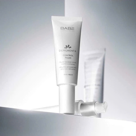 Kem Dưỡng Sáng Da Và Làm Mờ Vết Thâm Nám BABÉ DEPIGMENT+ Control Fluid Tuýp 40ml