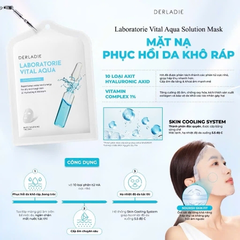 Mặt nạ Derladie Laboratorie Vital 30ml (miếng)