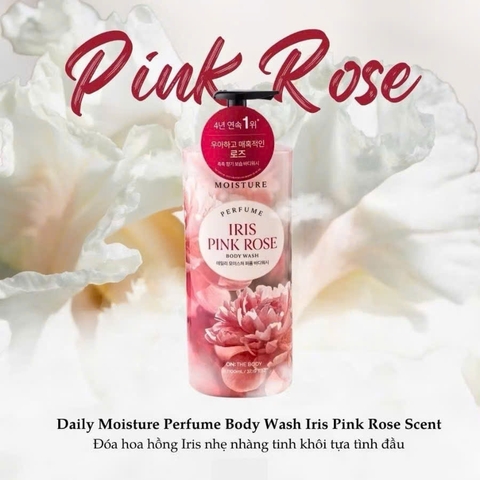 Sữa Tắm Hương Nước Hoa On The Body Daily Moisture Perfume 1100ml Body Wash Lưu Hương 24H