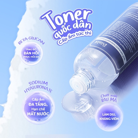 Combo toner Dear Klairs  180ml tặng 1 chai toner Freska 210ml