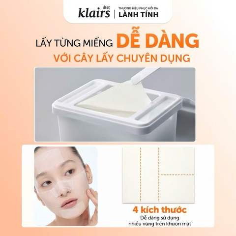 Dear, Klairs Mặt nạ giấy Freshly Vitamin Skin Prep Pads 290ml