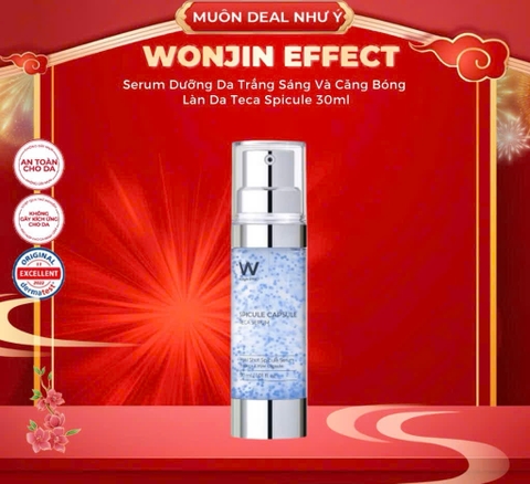 Serum Dưỡng Da Trắng Sáng Và Căng Bóng Làn Da WonJin Effect Teca Spicule 30ml