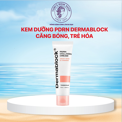 KEM DƯỠNG PDRN DƯỠNG ẨM VÀ CĂNG BÓNG DA DERMABLOCK PDRN COLLAGEN CREAM 50ML