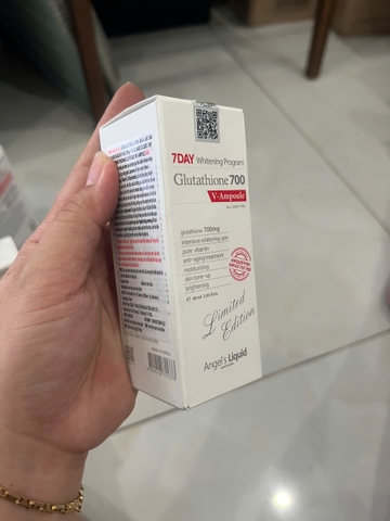 HUYẾT THANH dưỡng da Angel’s Liquid 7day Whitening Program Glutathione 700 V-AMPLE