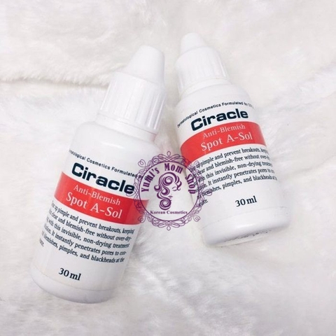 Dung dịch dưỡng da và trị mụn dạng lỏng Ciracle Anti Blemish Spot A-Sol