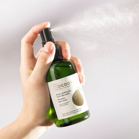 Nước Dưỡng Tóc Tinh Dầu Bưởi Giảm Gãy Rụng Và Làm Mềm Tóc Cocoon Pomelo Hair Tonic 140ml