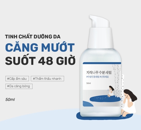 Tinh chất Dưỡng Da Round Lab Birch Juice Moisturizing Serum 50ml dưỡng ẩm tới 48 giờ