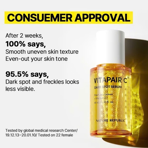Serum giảm thâm Nature Republic Vitapair C dark spot 45ml