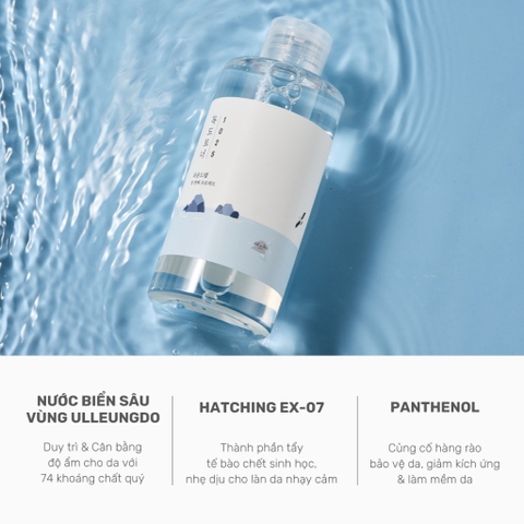 Nước hoa hồng Round Lab 1025 Dokdo Toner 200ml bổ sung độ ẩm làm dịu da