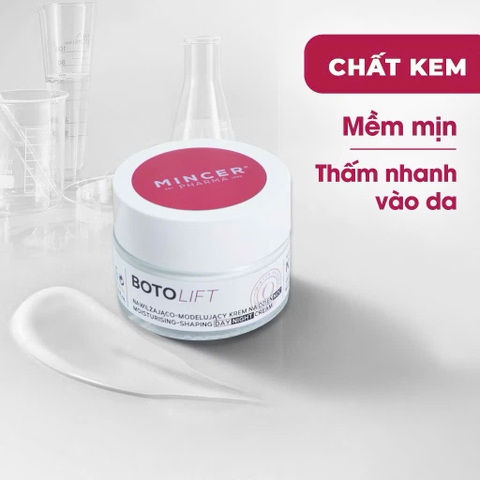 Kem Dưỡng Botox Nâng Cơ - Giảm Nhăn - Ngừa Lão Hoá Mincer Pharma Boto Lift Moisturising - Shaping Day Night Cream 50ml