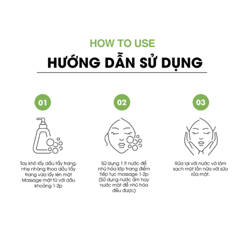 Dầu Tẩy Trang Cho Da Nhạy Cảm GRAYMELIN Green Light Cleansing Oil 400ml