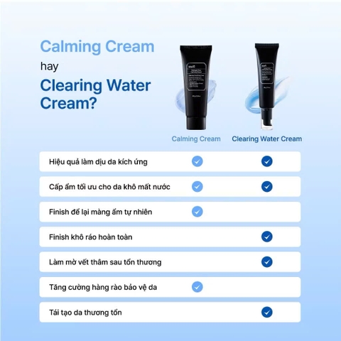 Kem dưỡng ẩm, hỗ trợ tái tạo da Midnight Blue Clearing Water Cream 50g