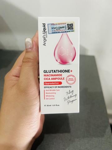 Huyết thanh truyền trắng trị nám Angel’s Liquid GLUTATHIONE + NIACINAMIDE V-AMPOULE