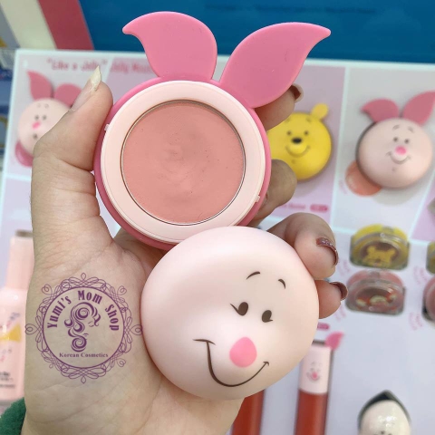 Má hồng Happy With Piglet Jelly Moose Blusher