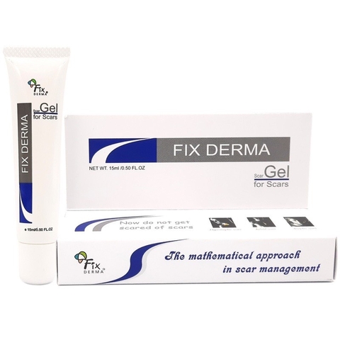 Kem Mờ Sẹo FIXDERMA Scar Gel Giúp Dưỡng Da Mờ Sẹo Thâm Sẹo Lồi Sẹo Rỗ Do Bỏng, Vết Thương, Phẫu Thuật 15ml