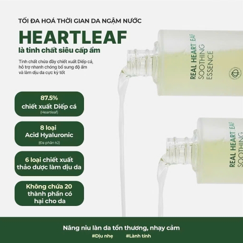Tinh Chất Giúp Làm Dịu, Phục Hồi Cho Da Nhạy Cảm Neogen Dermalogy Real Heartleaf Essence 150ml