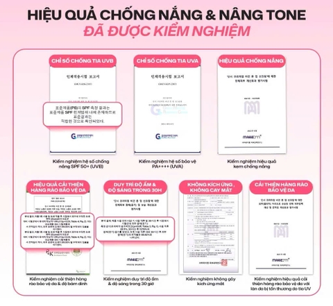 Kem Chống Nắng Thuần Chay Nâng Tone HỒNG Dinsee Premium Vegan Tone Up Sunscreen SPF50+ PA++++ (50ml)