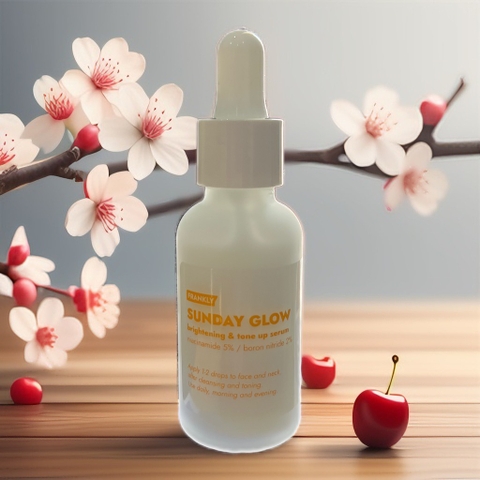 Tinh chất Frankly Sunday Glow Brightening and Toner Up Serum giúp dưỡng sáng và nâng tone da (30ml)