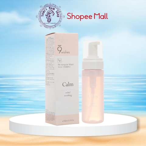 Sữa rửa mặt 9Wishes PH Calm Ampule Wash 150ml