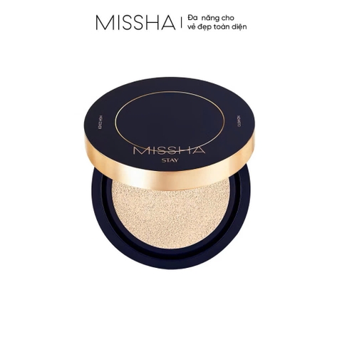 Missha Phấn Nước Stay Cushion High Cover 14g Kiềm Dầu Lâu Trôi Cho Lớp Nền Mịn Lì