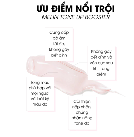 Kem Nâng Tone, Dưỡng Sáng Làm Đều Màu Da - Graymelin Melin Tone Up Booster 50ml