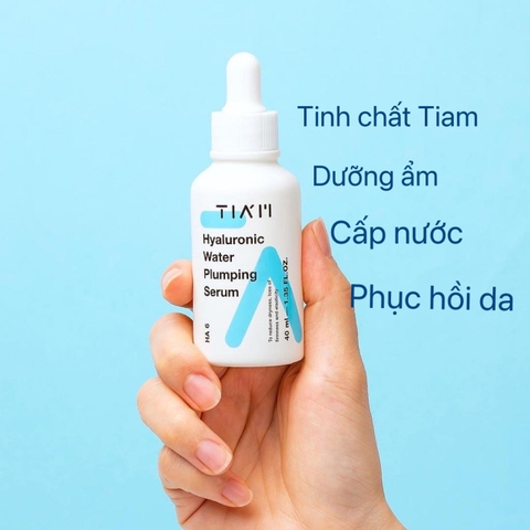 Serum cấp ẩm Tiam Hyaluronic Water Plumping Serum 40ml