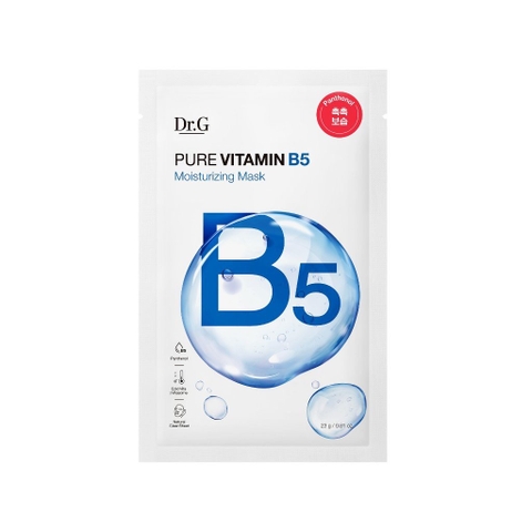Mặt nạ dưỡng ẩm và làm dịu da nhạy cảm Dr.G Pure Vitamin B5 Moisturizing Mask