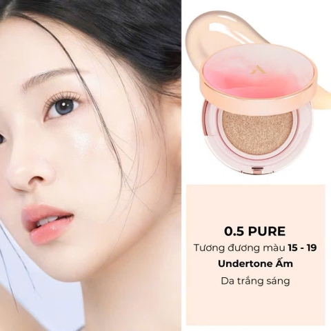 Cushion Chống Nắng Che Phủ Hoàn Hảo Và Bảo Vệ Da Toàn Diện Aperire Day Dream Cover Cushion SPF50+/PA++++