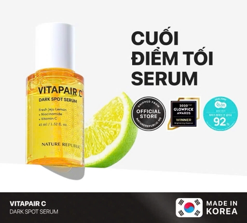 Serum giảm thâm Nature Republic Vitapair C dark spot 45ml