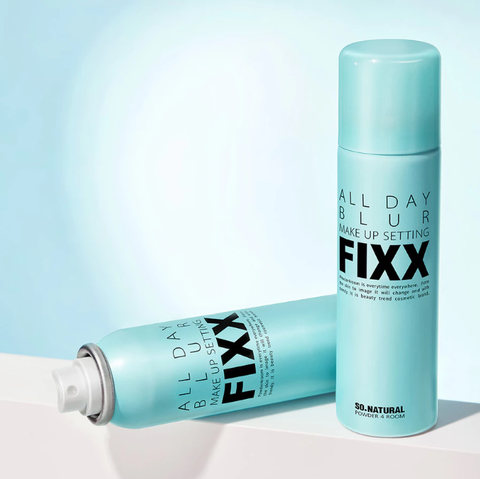 Xịt khoá nền mịn lì So Natural All Day BLUR Makeup Setting Fixx 75ml (XANH)