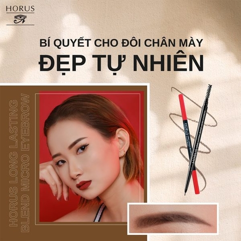 Chì kẻ mày Horus Eye Beauty Expert Long Lasting Blend Micro Eyebrow